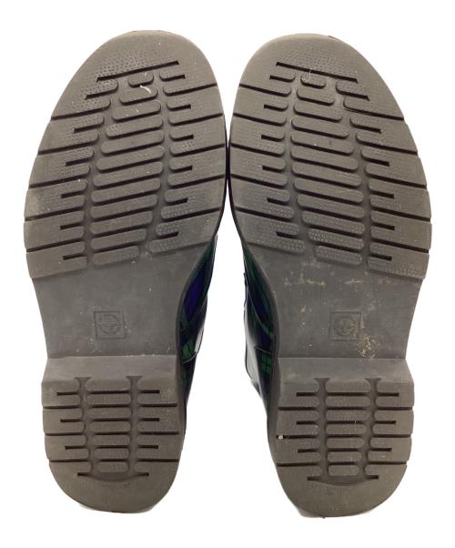 Dr.Martens（ドクターマーチン）Dr.Martens (ドクターマーチン) 8ホールレインブーツ ネイビー×グリーン サイズ: 25cmの古着・服飾アイテム