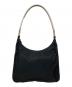 PRADA (プラダ) メタルハンドル ワンショルダーバッグ ブラック：20000円