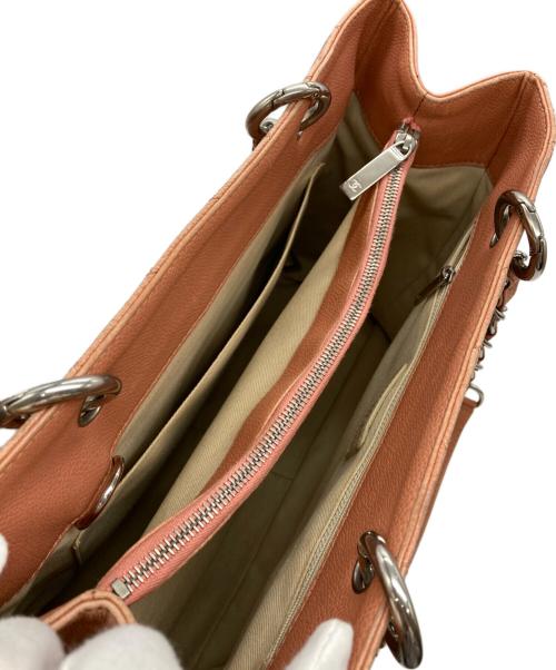 CHANEL（シャネル）CHANEL (シャネル) キャビアスキン チェーントートバッグ ピンクの古着・服飾アイテム