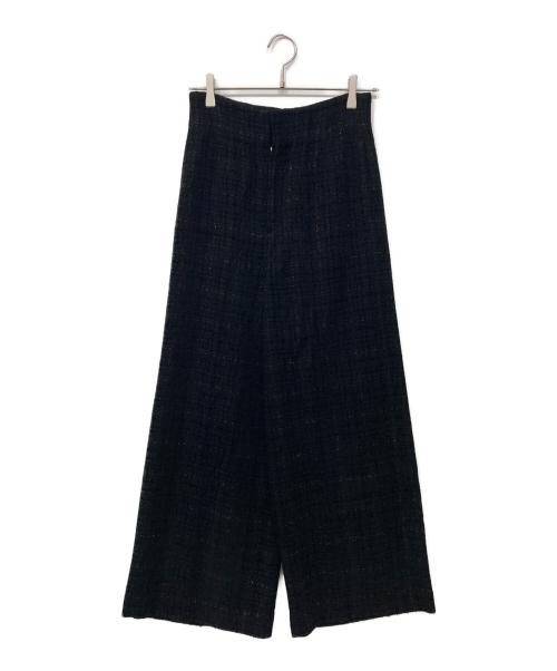BALLSEY（ボールジィ）BALLSEY (ボールジィ) ツイードビスチェ セットアップ ブラック サイズ:ビスチェFree パンツ34の古着・服飾アイテム