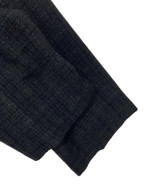 BALLSEY（ボールジィ）BALLSEY (ボールジィ) ツイードビスチェ セットアップ ブラック サイズ:ビスチェFree パンツ34の古着・服飾アイテム