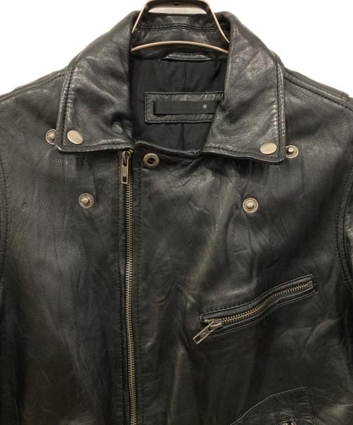 Liugoo Leathers（リューグーレザーズ）Liugoo Leathers (リューグーレザーズ) シープスキン ライダースジャケット ブラック サイズ:Sの古着・服飾アイテム