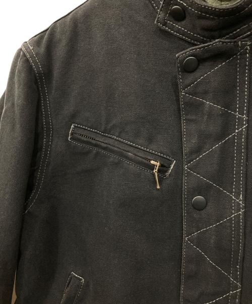 HAROLD'S GEAR（ハロルズギア）HAROLD'S GEAR (ハロルズギア) ダック地ジャケット ブラック サイズ:mediumの古着・服飾アイテム