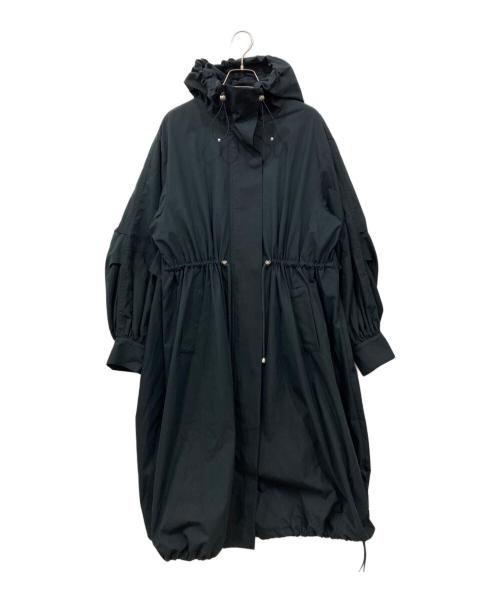 spoom.（スプーム）spoom. (スプーム) フーデッドコート ネイビー サイズ:36 未使用品の古着・服飾アイテム