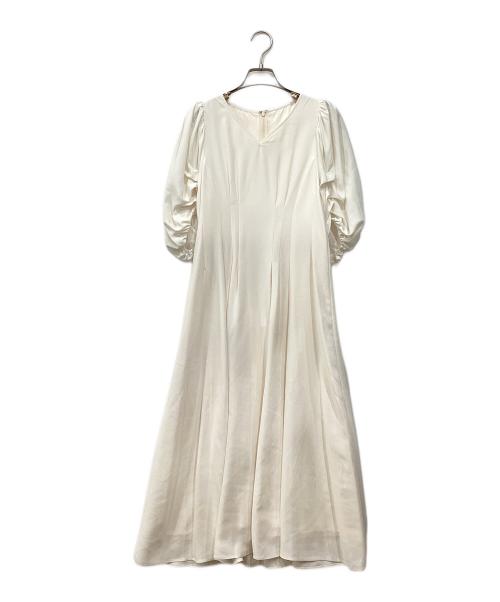 CELFORD（セルフォード）CELFORD (セルフォード) ニットベストレイヤードワンピース ネイビー×ホワイト サイズ:36の古着・服飾アイテム