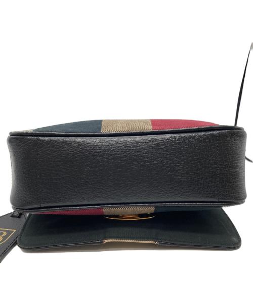 BLUE LABEL CRESTBRIDGE（ブルーレーベルクレストブリッジ）BLUE LABEL CRESTBRIDGE (ブルーレーベルクレストブリッジ) チェックフラップショルダーバッグ レッドの古着・服飾アイテム