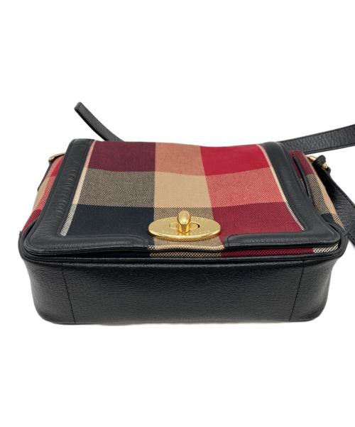 BLUE LABEL CRESTBRIDGE（ブルーレーベルクレストブリッジ）BLUE LABEL CRESTBRIDGE (ブルーレーベルクレストブリッジ) チェックフラップショルダーバッグ レッドの古着・服飾アイテム