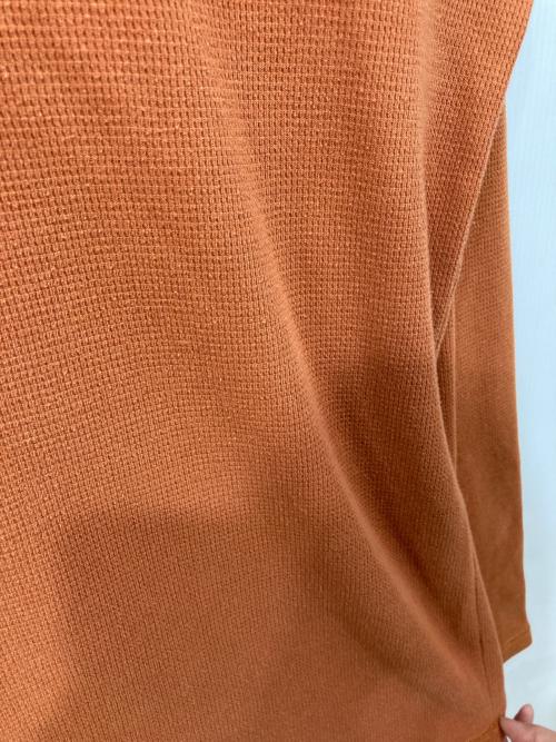 HARLEY-DAVIDSON（ハーレーダビッドソン）HARLEY-DAVIDSON (ハーレーダビッドソン) サーマルカットソー オレンジ サイズ:XLの古着・服飾アイテム
