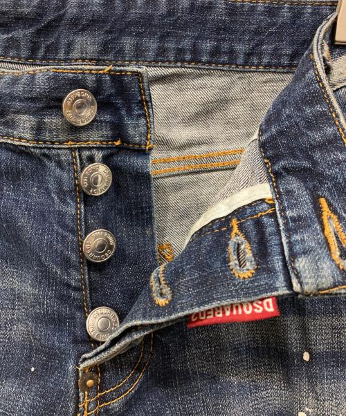 DSQUARED2（ディースクエアード）DSQUARED2 (ディースクエアード) CLASSIC KENNY TWIST JEAN インディゴ サイズ:48の古着・服飾アイテム