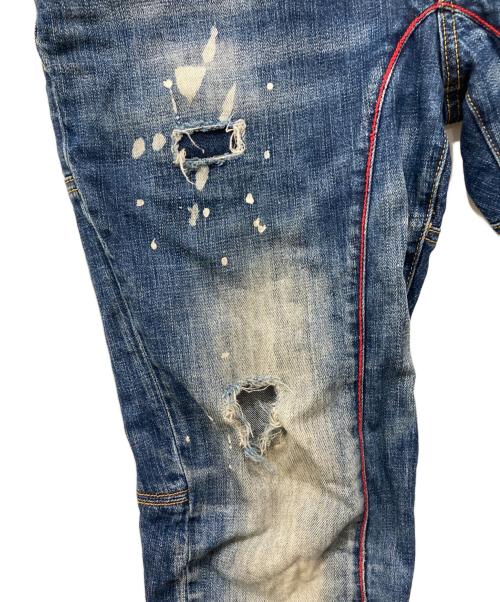 DSQUARED2（ディースクエアード）DSQUARED2 (ディースクエアード) CLASSIC KENNY TWIST JEAN インディゴ サイズ:48の古着・服飾アイテム
