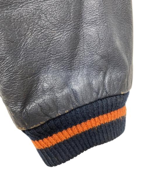 stussy（ステューシー）stussy (ステューシー) スタジャン オレンジ サイズ:Lの古着・服飾アイテム