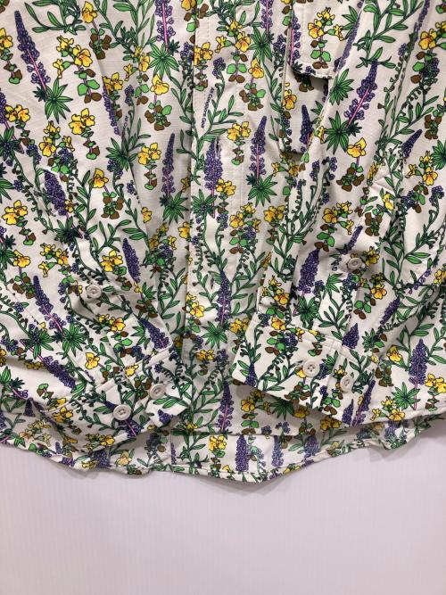 NIKE ACG（ナイキエーシージー）NIKE ACG (ナイキエーシージー) 総柄シャツ グリーン×ホワイト サイズ:XLの古着・服飾アイテム