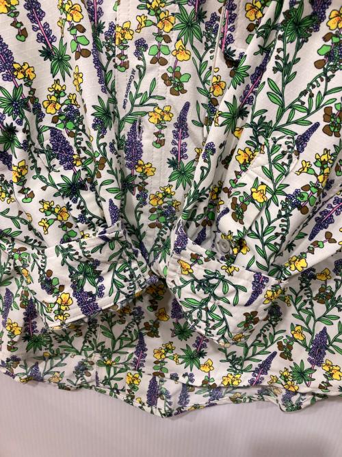 NIKE ACG（ナイキエーシージー）NIKE ACG (ナイキエーシージー) 総柄シャツ グリーン×ホワイト サイズ:XLの古着・服飾アイテム