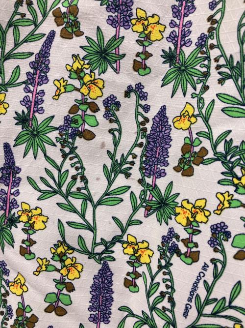 NIKE ACG（ナイキエーシージー）NIKE ACG (ナイキエーシージー) 総柄シャツ グリーン×ホワイト サイズ:XLの古着・服飾アイテム