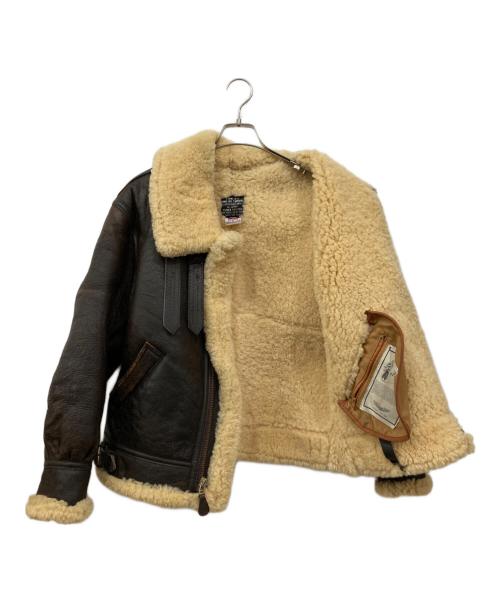 AVIREX（アヴィレックス）AVIREX (アヴィレックス) B-3ムートンジャケット ブラウン サイズ:38の古着・服飾アイテム