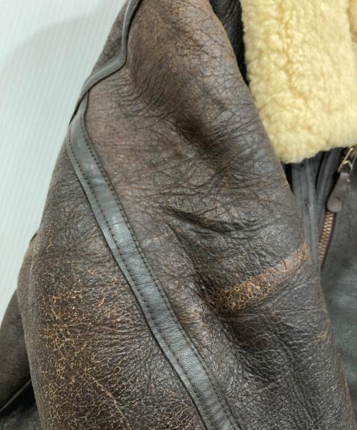 AVIREX（アヴィレックス）AVIREX (アヴィレックス) B-3ムートンジャケット ブラウン サイズ:38の古着・服飾アイテム