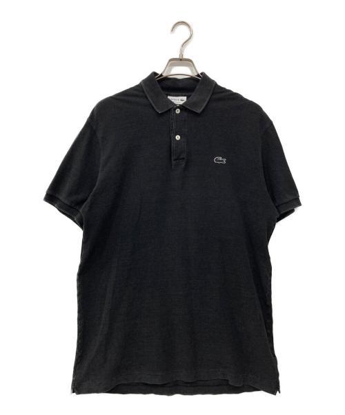 LACOSTE（ラコステ）LACOSTE (ラコステ) ポロシャツ ブラック サイズ:XLの古着・服飾アイテム