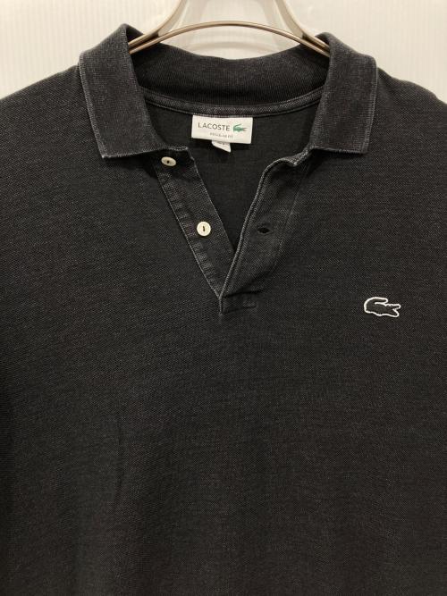 LACOSTE（ラコステ）LACOSTE (ラコステ) ポロシャツ ブラック サイズ:XLの古着・服飾アイテム