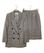 Yves Saint Laurentイヴサンローラン）の古着「スカートスーツ」｜グレー