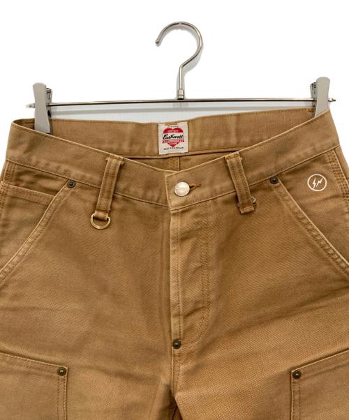 CarHartt（カーハート）CarHartt (カーハート) uniform experiment (ユニフォームエクスペリメント) ダブルニーペインター パンツ ブラウン サイズ:28の古着・服飾アイテム