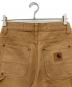 中古・古着 CarHartt (カーハート) uniform experiment (ユニフォームエクスペリメント) ダブルニーペインター パンツ ブラウン サイズ:28：12000円