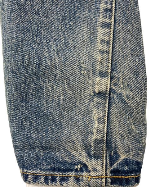 Whim Gazette（ウィムガゼット）Whim Gazette (ウィムガゼット) サスペンダーデニムパンツ インディゴ サイズ: Freeの古着・服飾アイテム