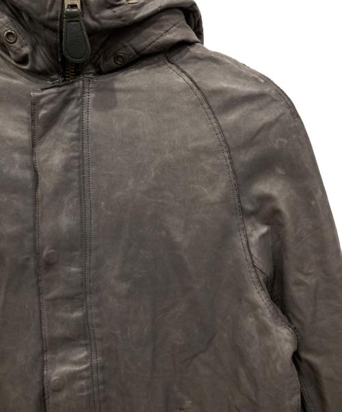 sisii（シシ）sisii (シシ) レザージャケット グレー サイズ:XXSの古着・服飾アイテム