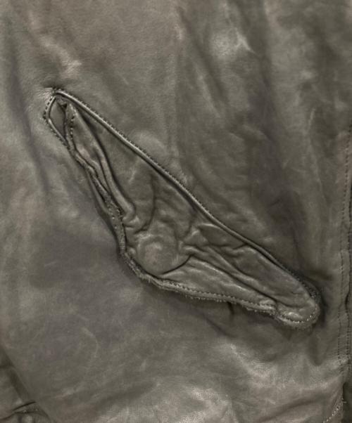 sisii（シシ）sisii (シシ) レザージャケット グレー サイズ:XXSの古着・服飾アイテム