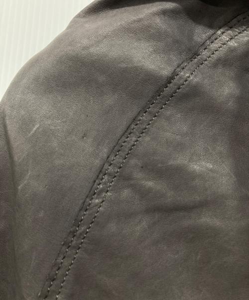 sisii（シシ）sisii (シシ) レザージャケット グレー サイズ:XXSの古着・服飾アイテム