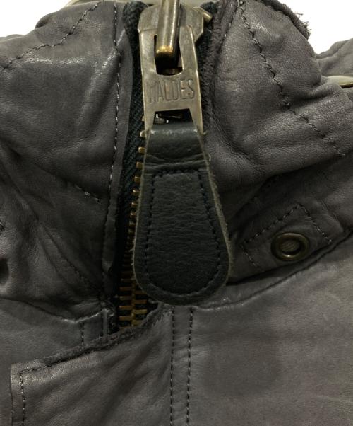 sisii（シシ）sisii (シシ) レザージャケット グレー サイズ:XXSの古着・服飾アイテム