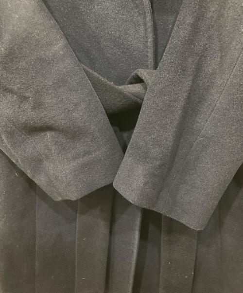 UNTITLED（アンタイトル）UNTITLED (アンタイトル) Super130's プラチナムウールBIGカラーコート ネイビー サイズ:2の古着・服飾アイテム