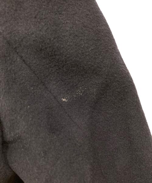 UNTITLED（アンタイトル）UNTITLED (アンタイトル) Super130's プラチナムウールBIGカラーコート ネイビー サイズ:2の古着・服飾アイテム