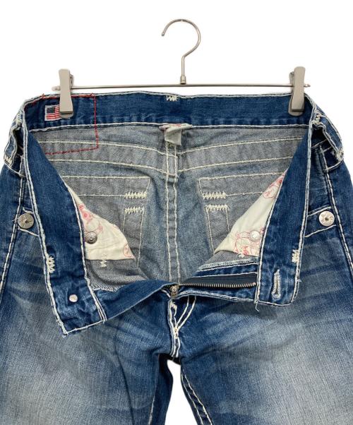 TRUE RELIGION（トゥルー レリジョン）TRUE RELIGION (トゥルー レリジョン) ステッチデニムパンツ インディゴ サイズ:34の古着・服飾アイテム