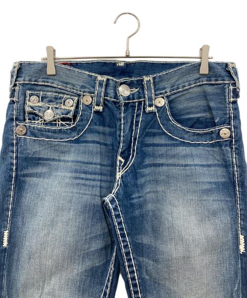 TRUE RELIGION（トゥルー レリジョン）TRUE RELIGION (トゥルー レリジョン) ステッチデニムパンツ インディゴ サイズ:34の古着・服飾アイテム