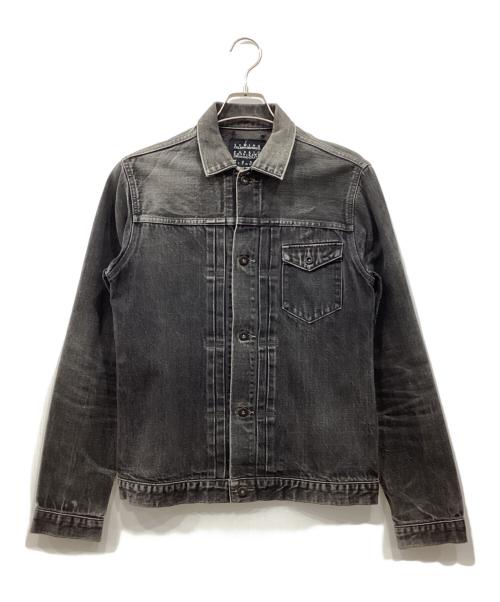 KURO（クロ）KURO (クロ) デニムジャケット ブラック サイズ:Lの古着・服飾アイテム