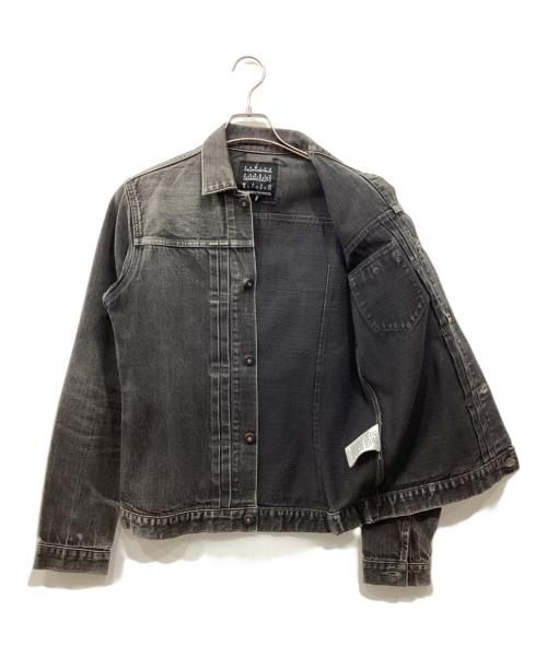 KURO（クロ）KURO (クロ) デニムジャケット ブラック サイズ:Lの古着・服飾アイテム