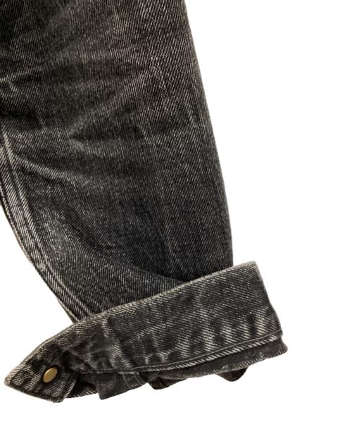 KURO（クロ）KURO (クロ) デニムジャケット ブラック サイズ:Lの古着・服飾アイテム