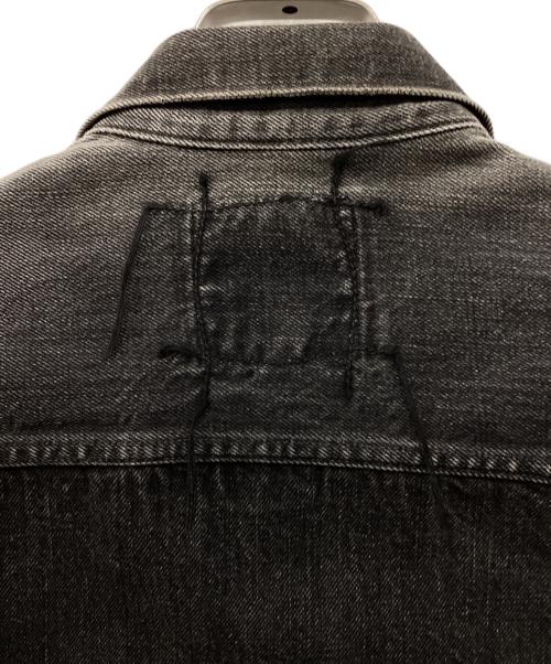 KURO（クロ）KURO (クロ) デニムジャケット ブラック サイズ:Lの古着・服飾アイテム