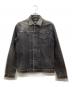 KURO（クロ）の古着「デニムジャケット」｜ブラック