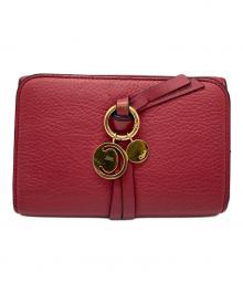 Chloe（クロエ）の古着「アルファベット財布」｜ピンク