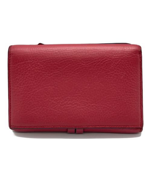 Chloe（クロエ）Chloe (クロエ) アルファベット財布 ピンクの古着・服飾アイテム