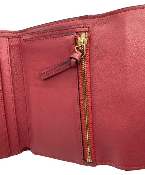 Chloe（クロエ）Chloe (クロエ) アルファベット財布 ピンクの古着・服飾アイテム