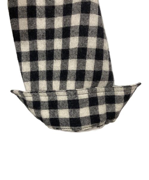 DIESEL（ディーゼル）DIESEL (ディーゼル) ブロックチェックシャツ ホワイト×ブラック サイズ:Sの古着・服飾アイテム