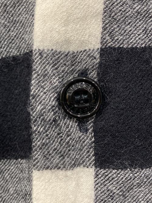 DIESEL（ディーゼル）DIESEL (ディーゼル) ブロックチェックシャツ ホワイト×ブラック サイズ:Sの古着・服飾アイテム