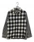 DIESEL（ディーゼル）の古着「ブロックチェックシャツ」｜ホワイト×ブラック