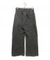 NO ID. (ノーアイディー) サイドZIPワイドフレアパンツ グレー サイズ:2：7000円