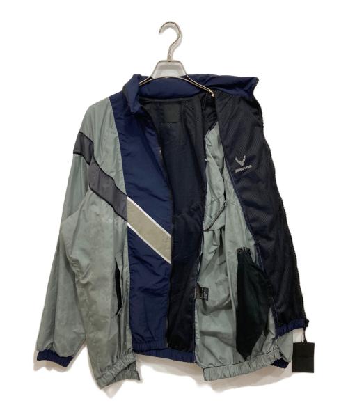 WEYEP（ウィエップ）WEYEP (ウィエップ) リメイクミリタリージャケット ネイビー×グレー サイズ:Ｍ 未使用品の古着・服飾アイテム