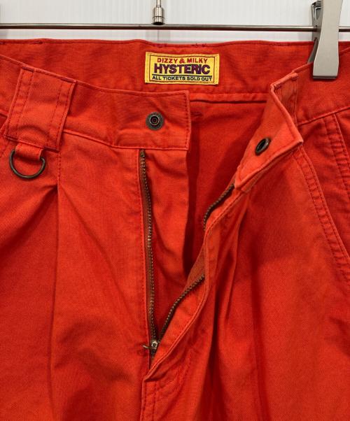 Hysteric Glamour（ヒステリックグラマー）Hysteric Glamour (ヒステリックグラマー) SOUND EXPERIENCE カーゴパンツ オレンジ サイズ:XSの古着・服飾アイテム