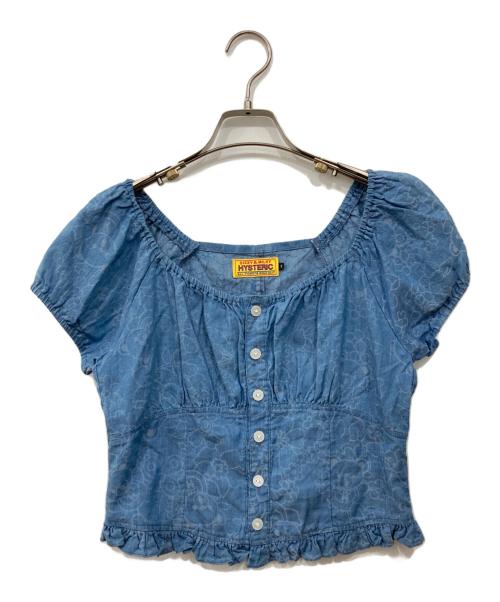 Hysteric Glamour（ヒステリックグラマー）Hysteric Glamour (ヒステリックグラマー) デニムブラウス インディゴ サイズ:Sの古着・服飾アイテム