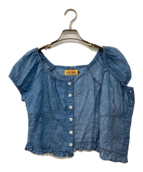 Hysteric Glamour（ヒステリックグラマー）Hysteric Glamour (ヒステリックグラマー) デニムブラウス インディゴ サイズ:Sの古着・服飾アイテム